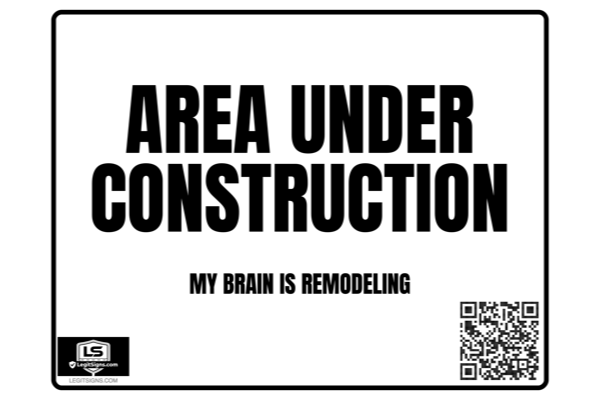 Area Under Construction (Black)