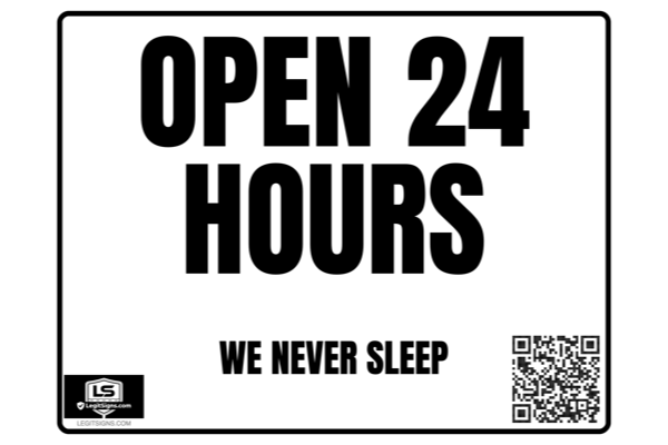 Open 24 Hours Landscape