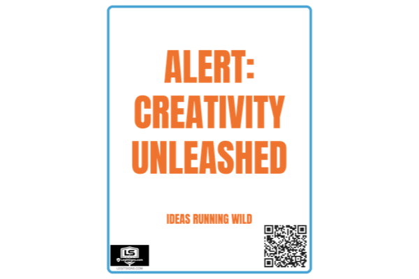Alert Creativity Unleashed (Orange) Portrait