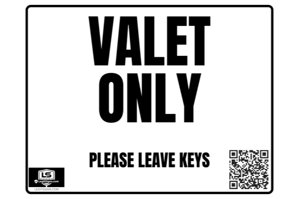 Valet Only Landscape