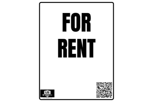 For Rent Portrait
