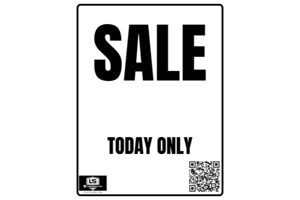 Sale (Black) Portrait