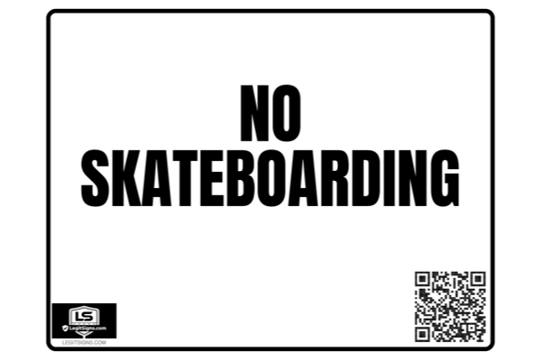 No Skateboarding Landscape