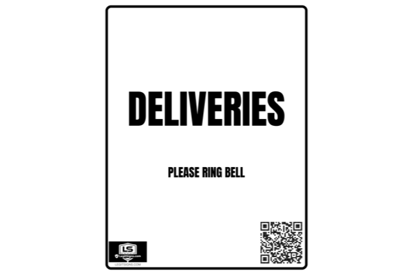 Deliveries (Black) Portrait
