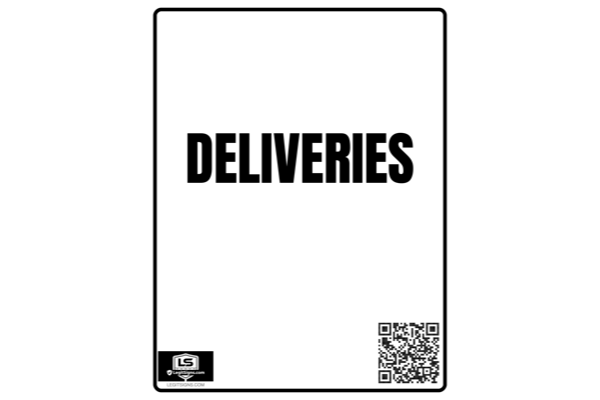 Deliveries (Black) Portrait