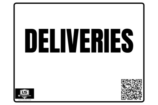 Deliveries (Black) Landscape