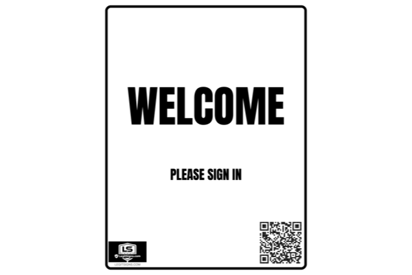 Welcome (Black) Portrait