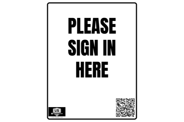 Please Sign In Here Portrait