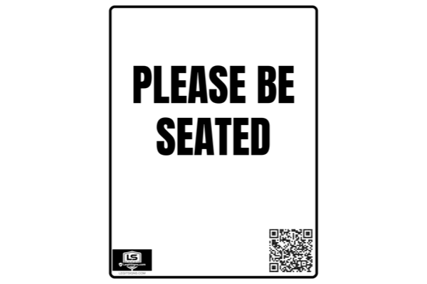 Please Be Seated Portrait