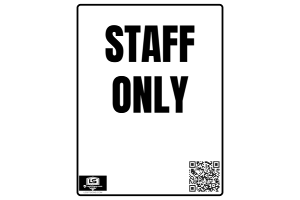 Staff Only Portrait