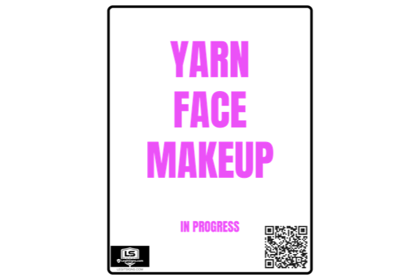 Yarn Face Makeup Portrait