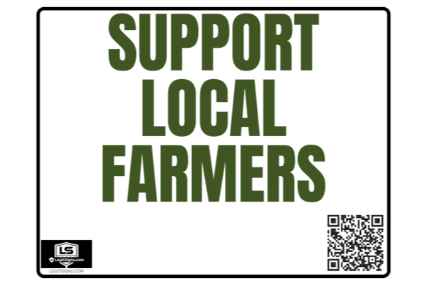 Support Local Farmers Landscape