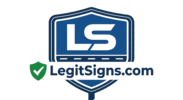LegitSigns Printable Signage Logo